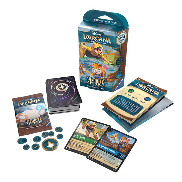 Disney Lorcana: Azurite Sea Starter Deck [Emerald/Sapphire]