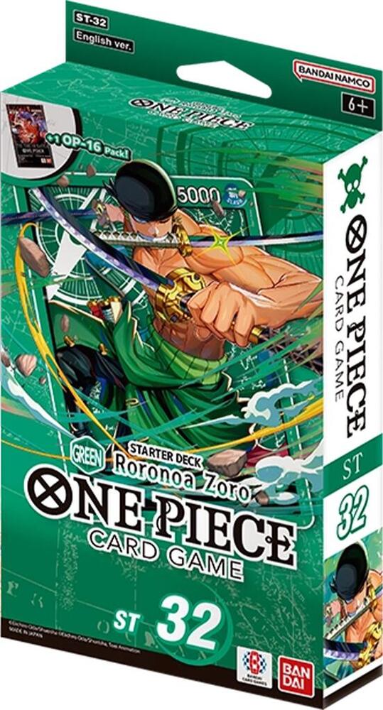 Starter Deck 32: GREEN Roronoa Zoro - Starter Deck 32: GREEN Roronoa Zoro (ST-32)