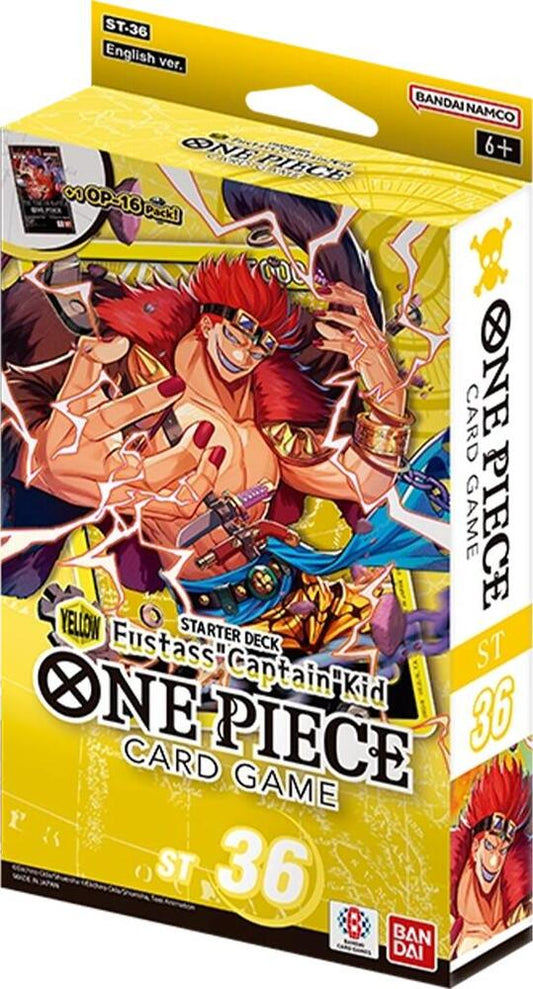Starter Deck 36: YELLOW Eustass”Captain”Kid - Starter Deck 36: YELLOW Eustass”Captain”Kid (ST-36)