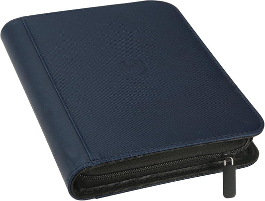 Binder: Textured Zipper 4-Pocket [Navy]