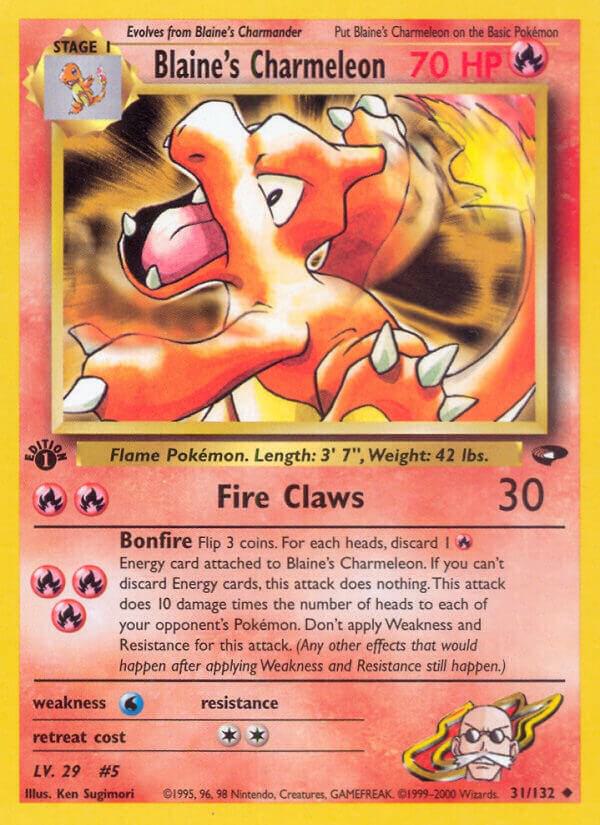Blaine's Charmeleon - Gym Challenge (G2) [1st EDITION] [MP]