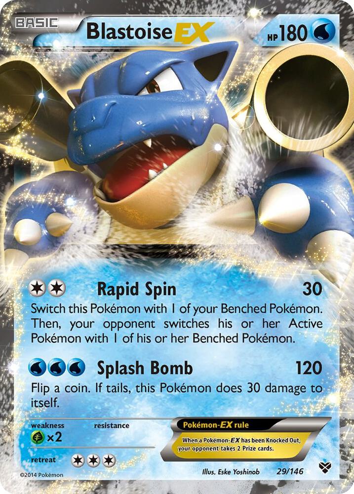 Blastoise EX - XY Base Set (XY) [MP]