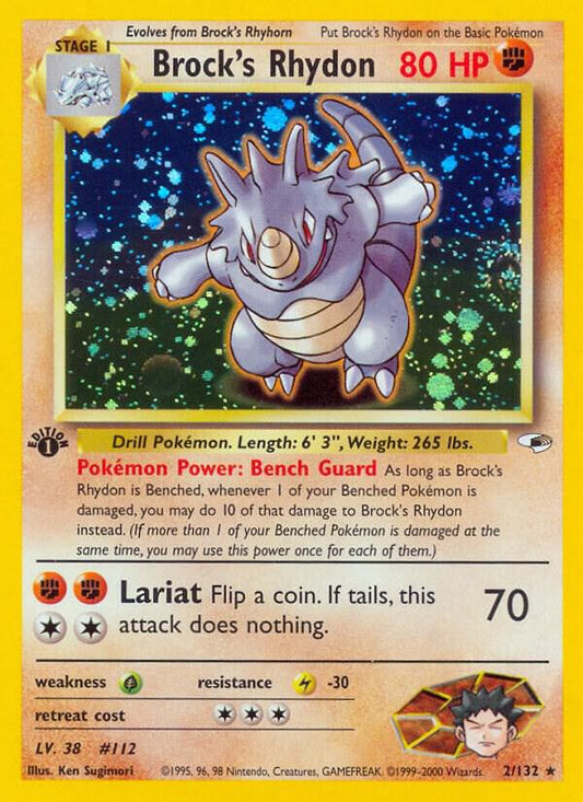 Brock's Rhydon - Gym Heroes (G1) [Unlimited] [LP]