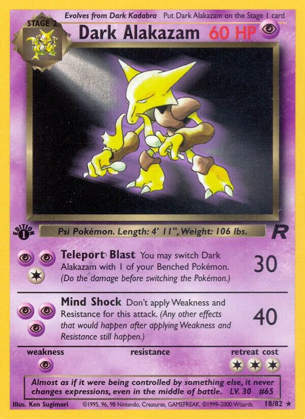 Dark Alakazam (18) - Team Rocket (TR) [Unlimited] [MP]