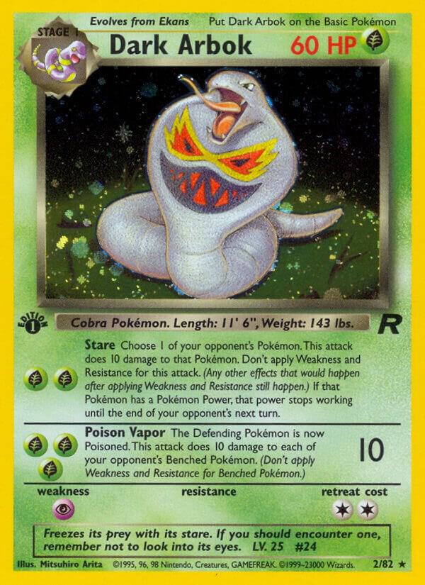 Dark Arbok (2) - Team Rocket (TR) [UNLIMITED HOLOFOIL] [MP]