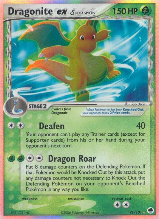 Dragonite ex (Delta Species) - Dragon Frontiers (DF) [DMG]