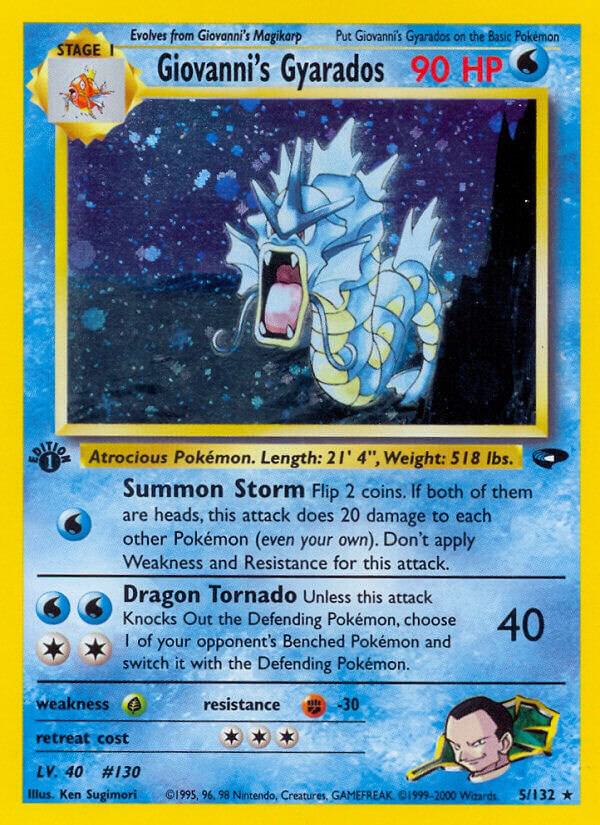 Giovanni's Gyarados - Gym Challenge (G2) [1ST EDITION HOLOFOIL] [LP]