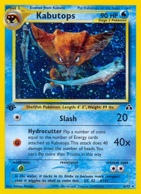 Kabutops (6) [N2 - 06/75]