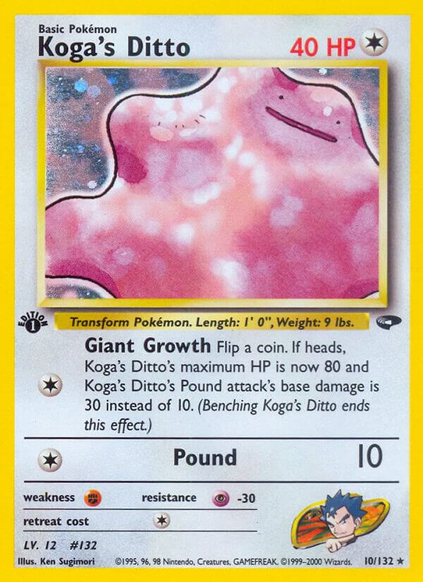 Koga's Ditto - Gym Challenge (G2) [1st EDITION] [LP]