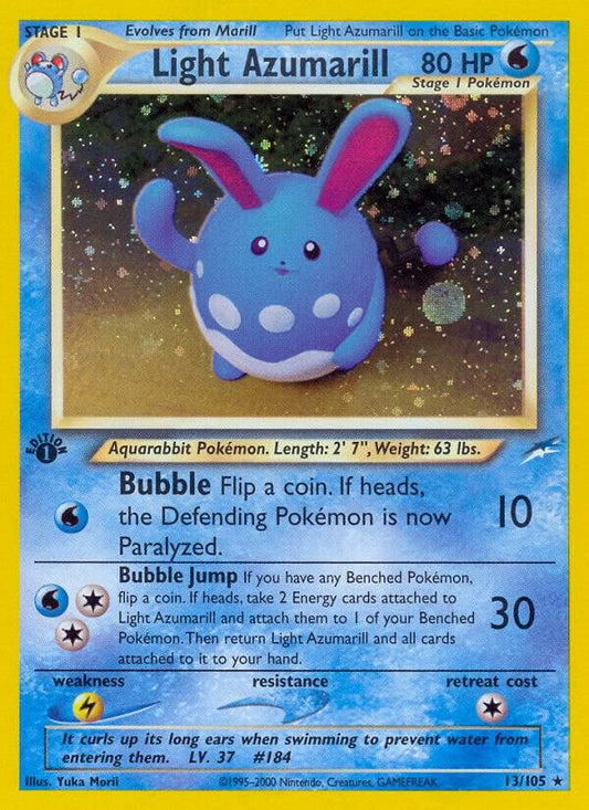 Light Azumarill - Neo Destiny (N4) [UNLIMITED HOLOFOIL] [MP]