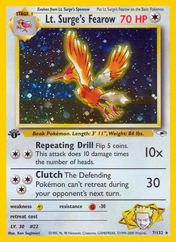 Lt. Surge's Fearow [G1 - 007/132]