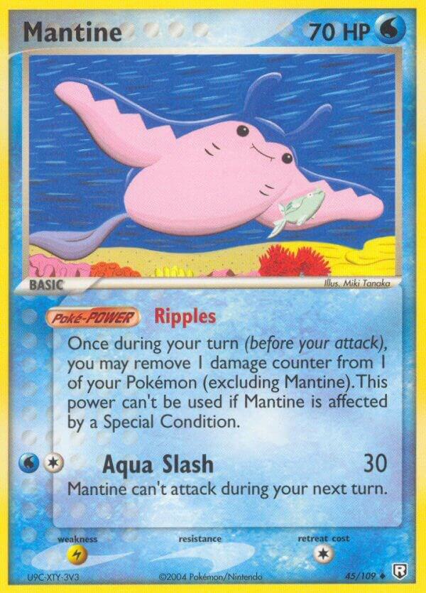 Mantine - Team Rocket Returns (RR) [REVERSE HOLOFOIL]