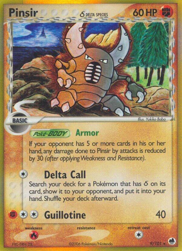 Pinsir (Delta Species) - Dragon Frontiers (DF) [HOLOFOIL] [MP]