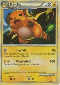 Raichu (#30 Holo) - HGSS Trainer Kit: Gyarados & Raichu (PR) [DMG]