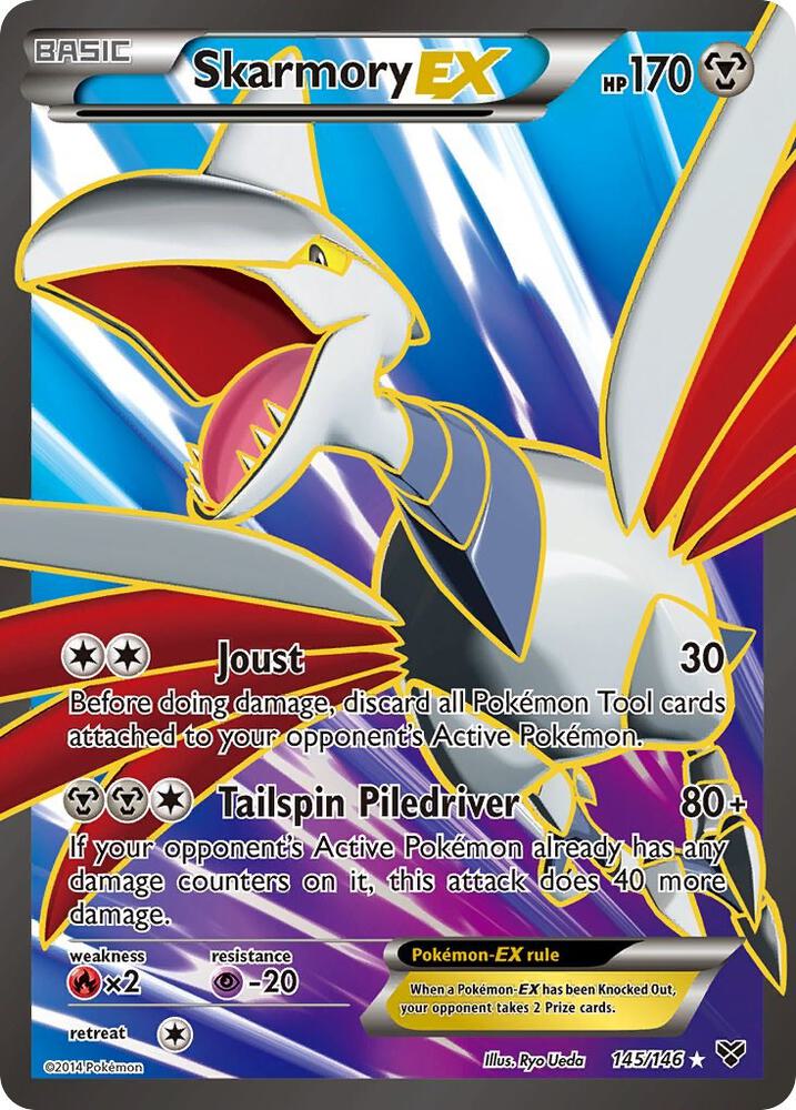 Skarmory EX (145 Full Art) - XY Base Set (XY) [MP]