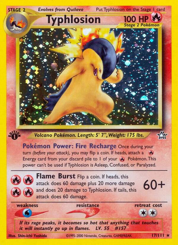 Typhlosion (17) - Neo Genesis (N1) [Unlimited Holofoil] [MP]