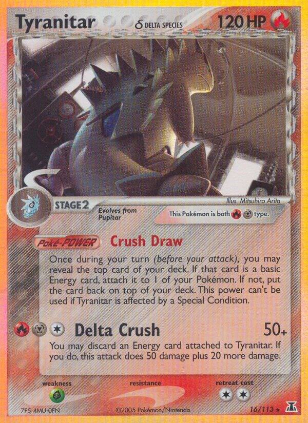 Tyranitar (Delta Species) - Delta Species (DS) [HOLOFOIL] [MP]