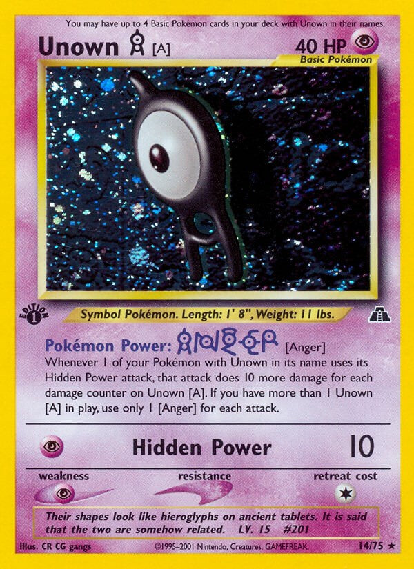 Unown [A] (14) [N2 - 14/75]