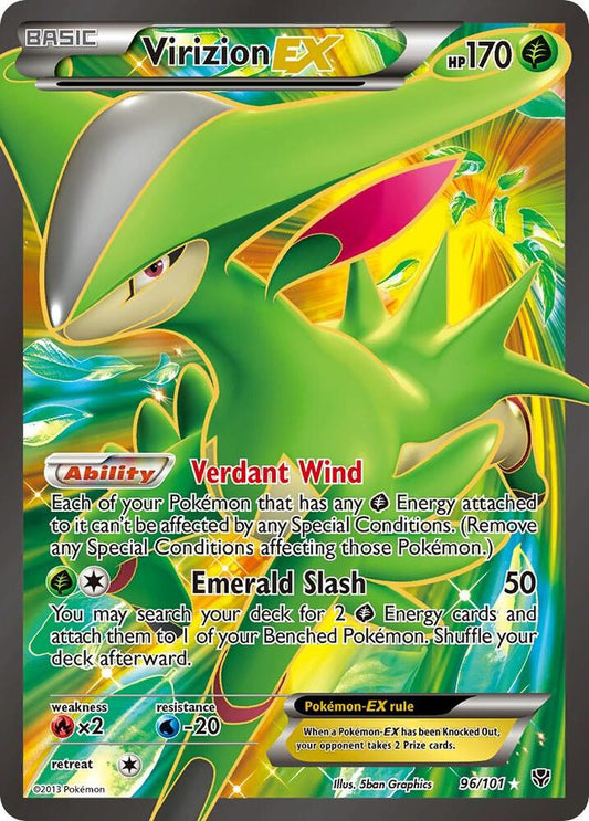 Virizion EX (Full Art) - Plasma Blast (PLB) [HP]