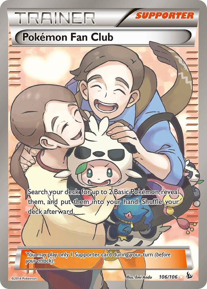Pokemon Fan Club (106 Full Art) - XY - Flashfire (FLF) [MP]