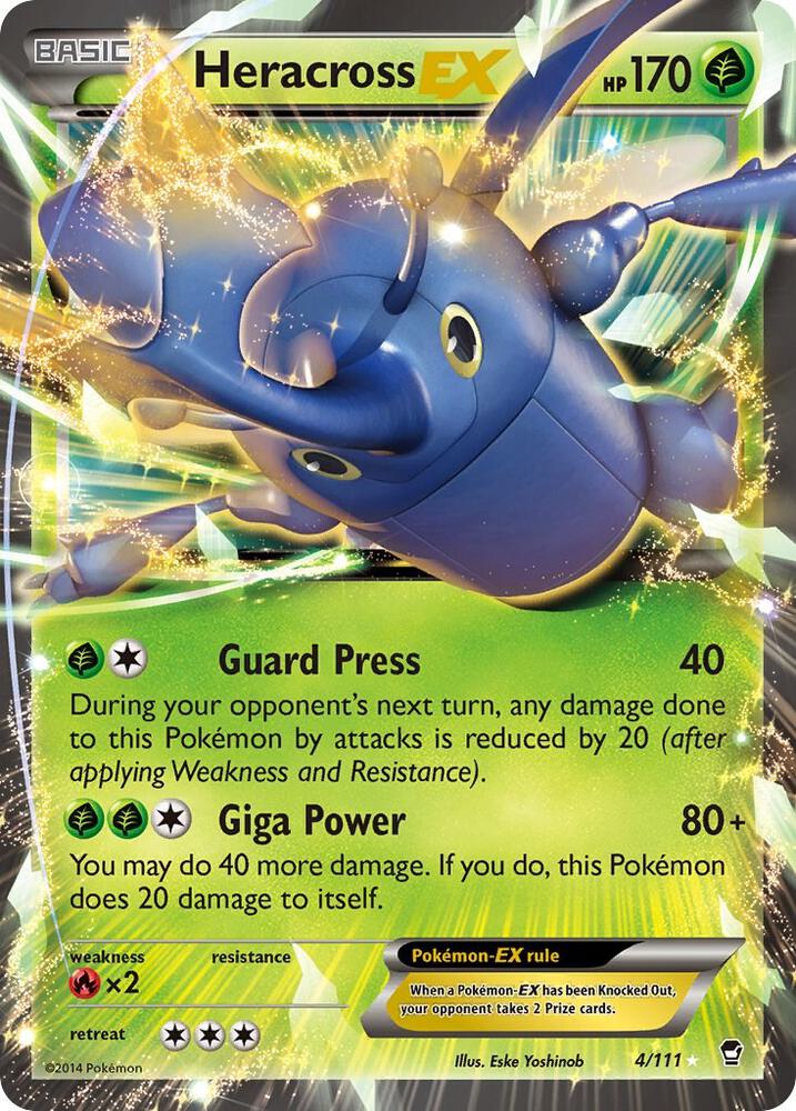 Heracross EX - XY - Furious Fists (FFI) [MP]