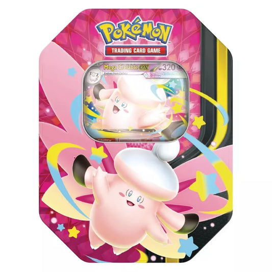 Mega Moonlit Tin [Mega Clefable ex] - Miscellaneous Cards & Products (MCAP) (Copy)