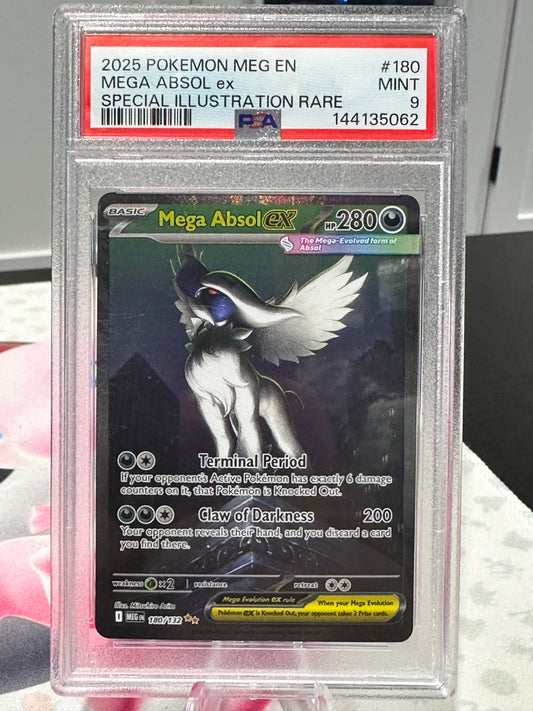 PSA 9 Mega Absol ex – Special Illustration Rare #180/132