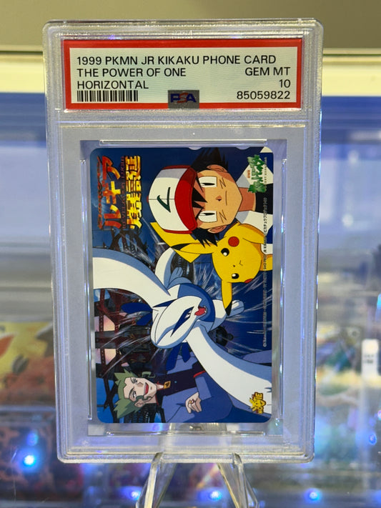 The Power of One Phone Card - 1999 Japanese JR Kikaku (PSA 10 GEM MT)