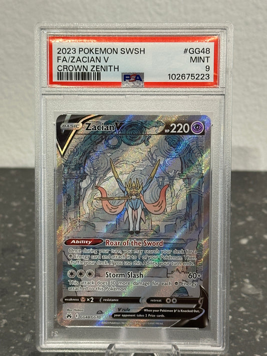 2023 Pokemon SWSH Zacian V Crown Zenith Galarian Gallery #GG48 - PSA 9 Mint