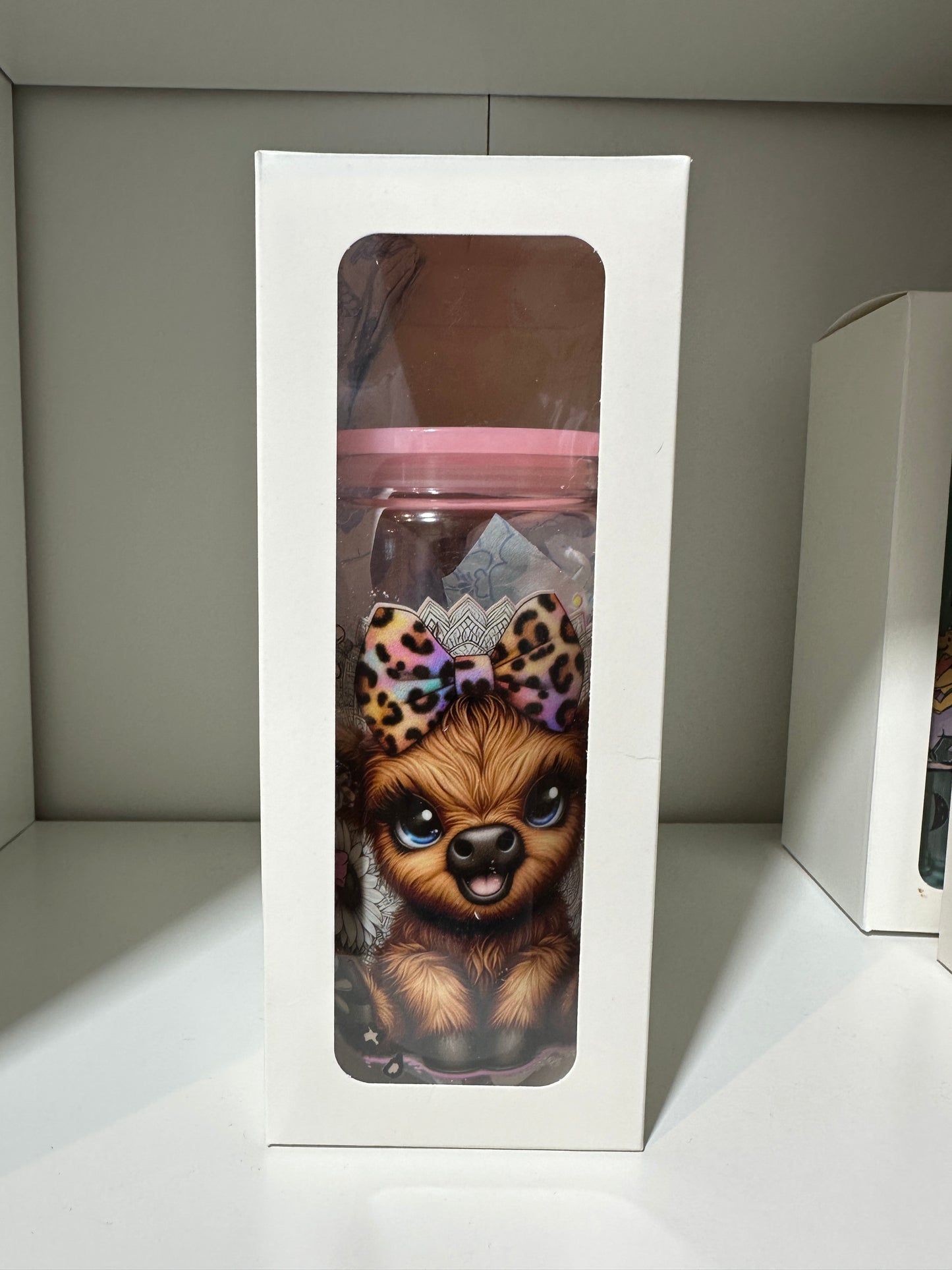 Adorable Highland Cow Calf Tumbler