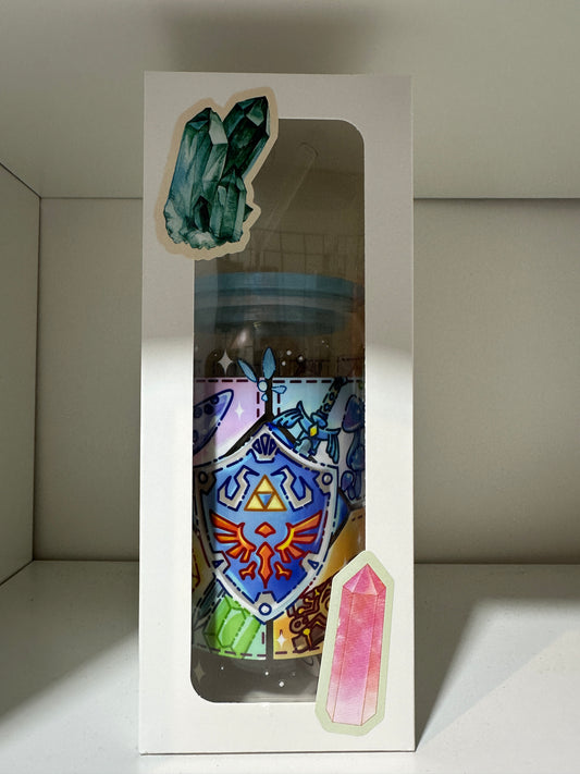 Legend of Zelda Stained Glass Tumbler