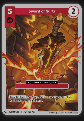 Sword of Surtr - 144/214