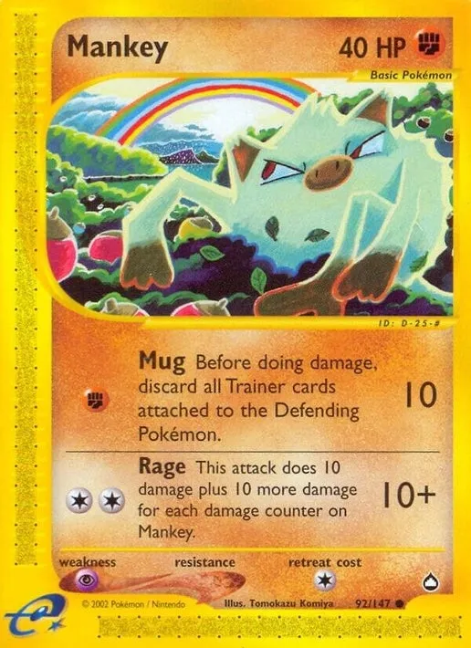 Mankey 92/147 (Lightly Played)