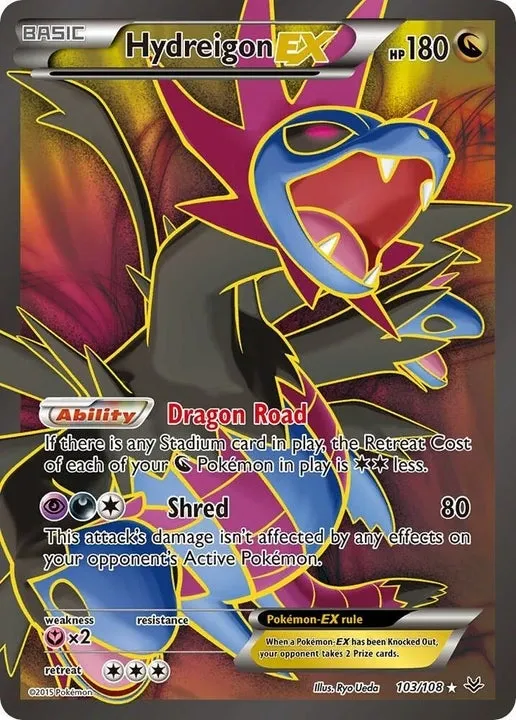 Hydreigon EX (103 Full Art) - Lightly Played