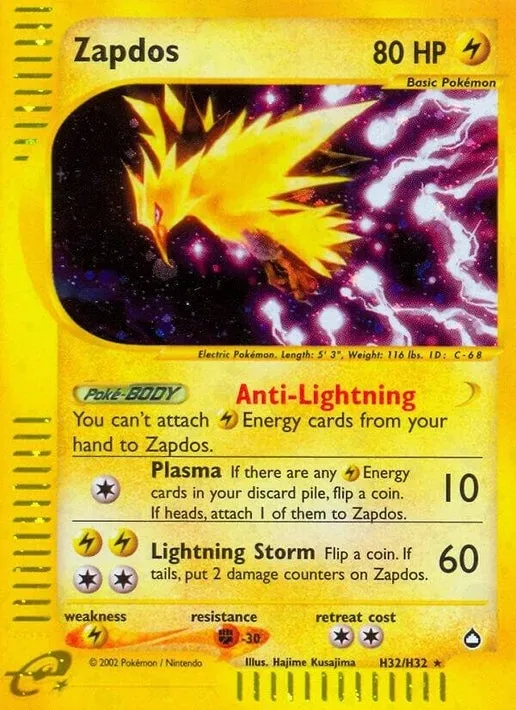 Zapdos (H32) - Damaged