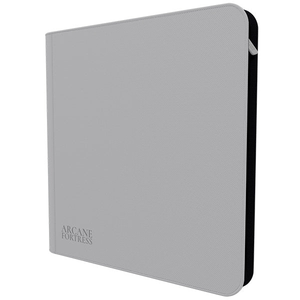 Binder: 12-Pocket Zippered- Solid Color- Cream