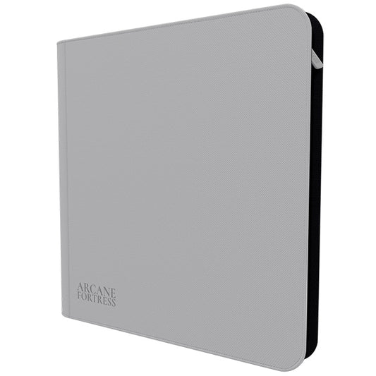 Binder: 12-Pocket Zippered- Solid Color- Cream