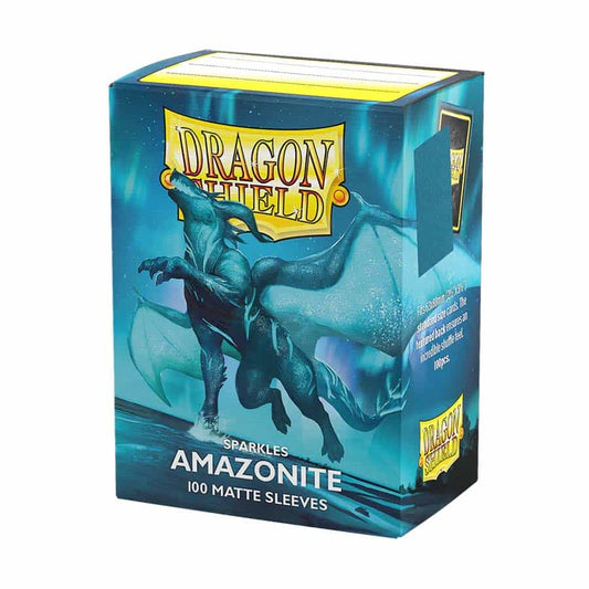 DRAGON SHIELD: MATTE SLEEVES: SPARKLES SERIES: AMAZONITE (100CT)
