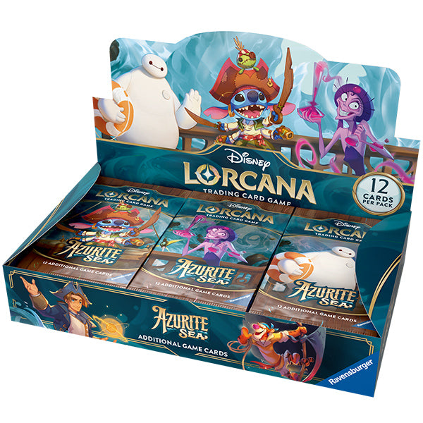 Disney Lorcana: Azurite Sea Booster Box (24 Packs) [Chapter 6]