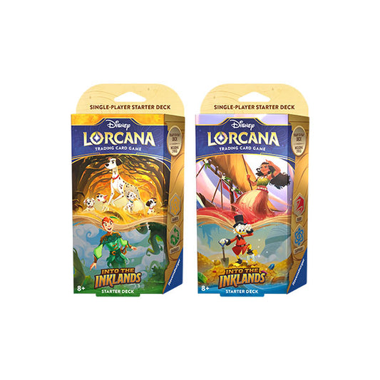 Disney Lorcana: Into the Inklands Starter Deck [Ruby/Sapphire]