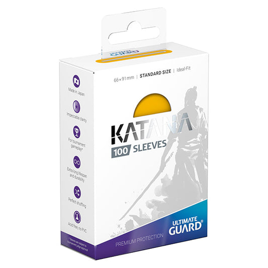 Card Sleeves: Katana Sleeves Standard Size- Yellow (100ct)
