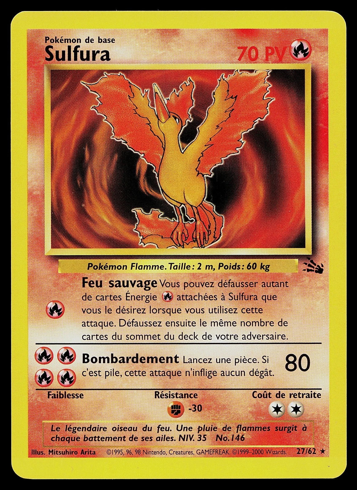 Moltres Sulfura Fossil - 27/62 [FRENCH] [LP]