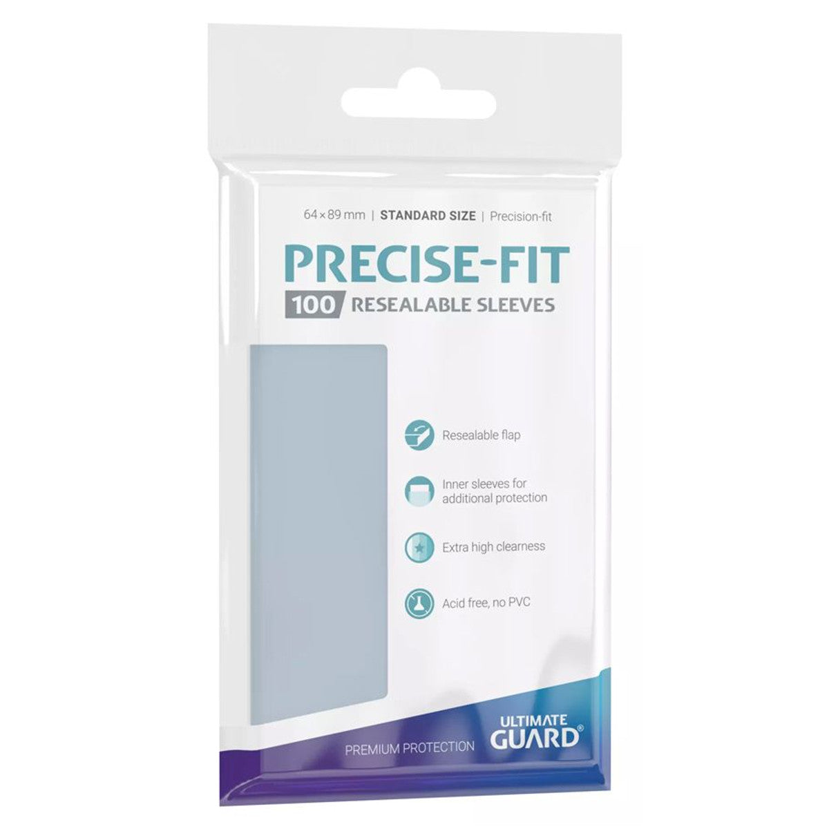 Gamegenic Precise-fit: Resealable Clear Sleeves