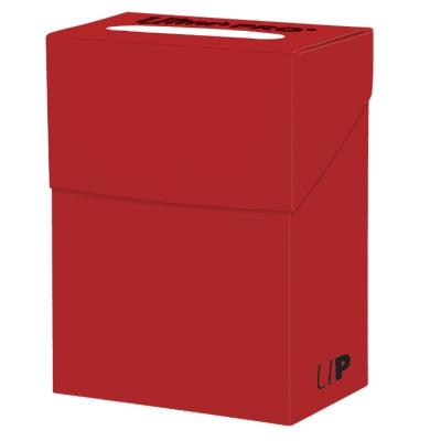 ULTRA PRO: SOLID DECK BOX : RED